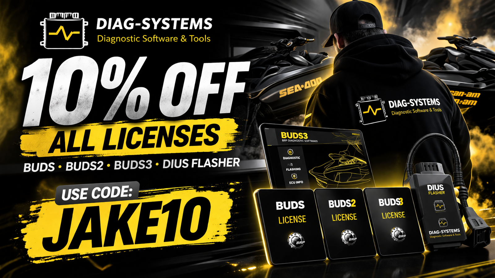 JetSkiJake special offer - 10% off all licenses with code JAKE10