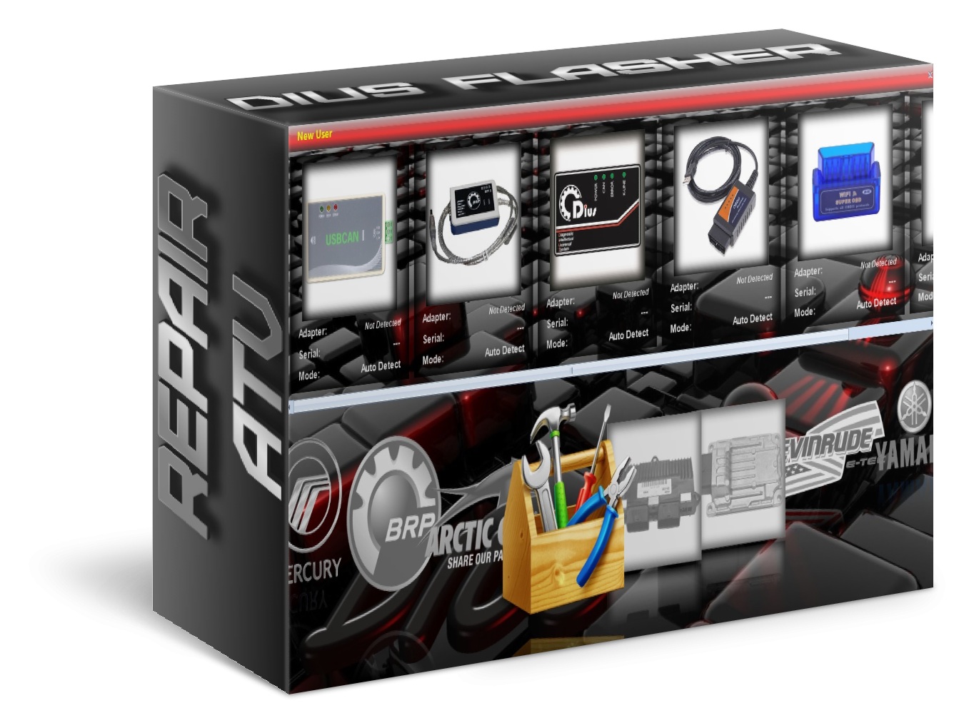 DIUS Flasher 4.0 Repair ATV