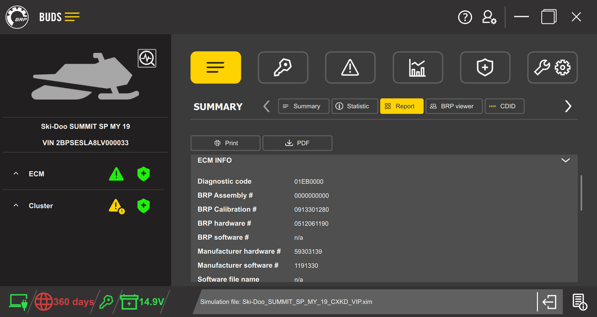BUDS3 Dealer Technician Ski-Doo + Lynx License