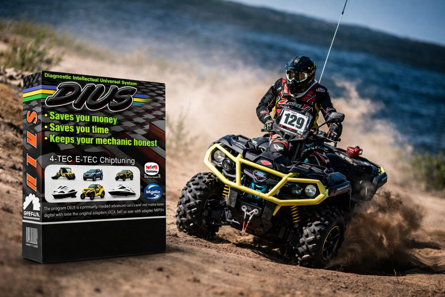 DIUS Flasher 4 One Tune File for Can-Am ATV