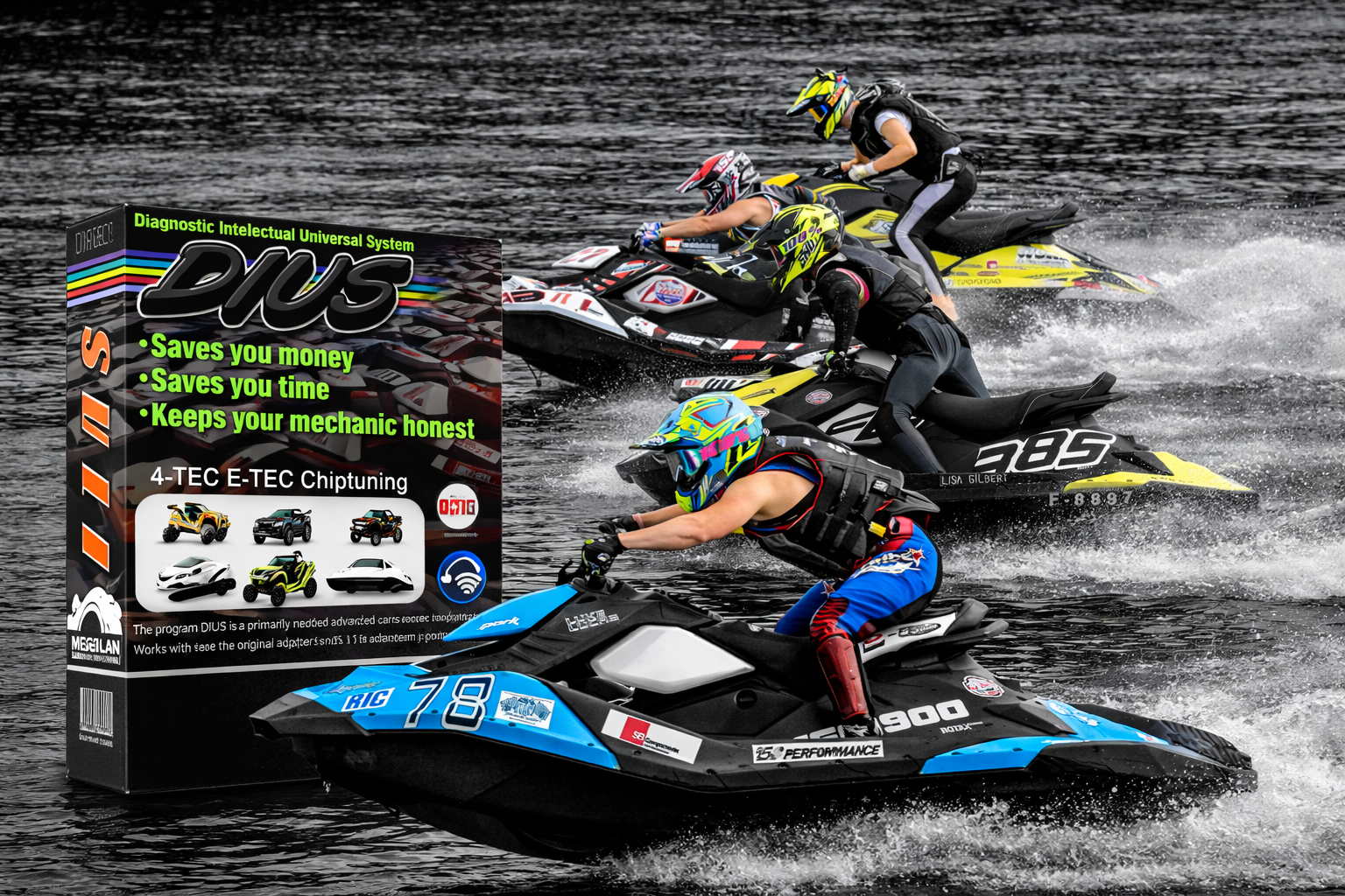 DIUS Flasher 4 One Tune File for Sea-Doo