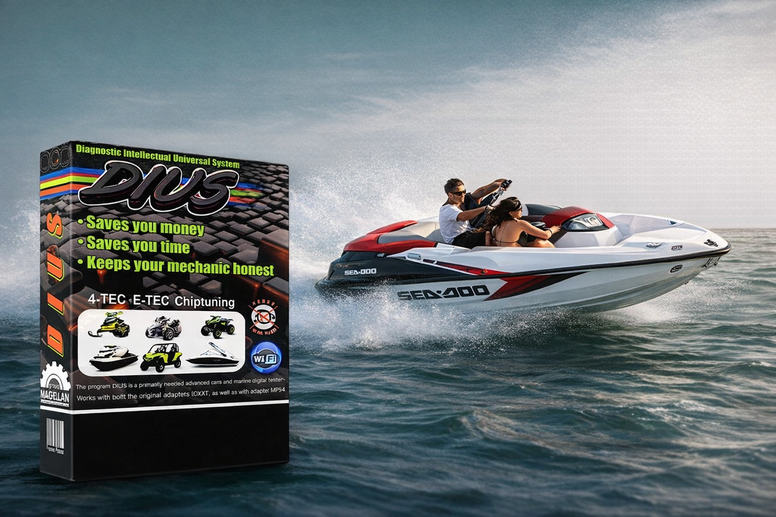 DIUS Flasher 4 One Tune File for Sport Boat